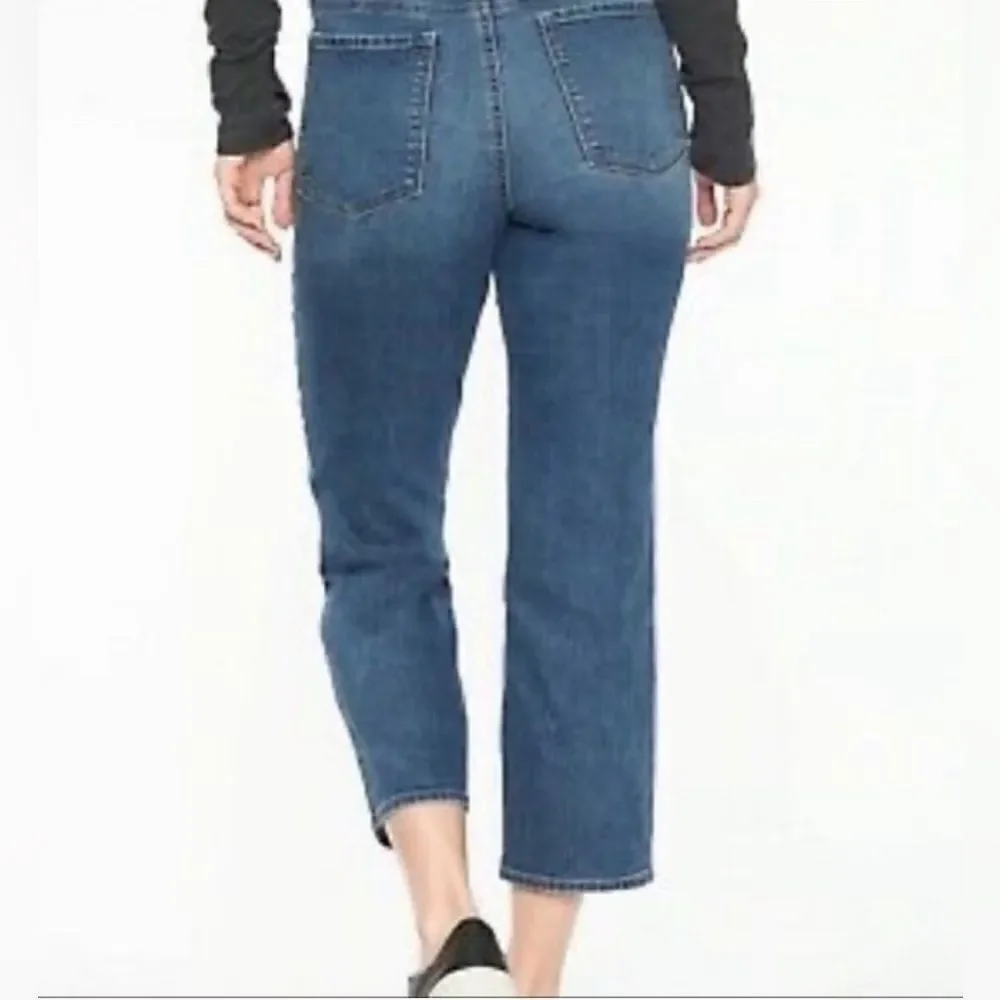 Athleta sculptek slim straight jean lapis wash